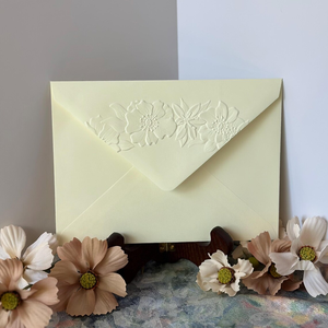 Sobres con Patrón Floral Personalizado <span class=keywords><strong>de</strong></span> 5x7 Pulgadas, Sobres para Invitaciones con Relieve 3D, Papelería para Bodas, Sobres para Correspondencia Matrimonial - Product Image 4