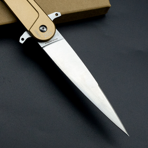 Coltello pieghevole da campeggio per esterni con manico in alluminio in acciaio inox 3 cr13 strumenti a mano per EDC personalizzabili OEM - Product Image 2