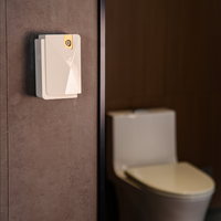 Petite machine à parfum d'air domestique sans eau Diffuseur d'arômes mural à piles Humidificateur d'air USB portable à vendre