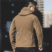 Vestes pour hommes veste polaire Multicam Softshell imperméable noir Camouflage polaire hommes extérieur hiver vestes tactiques