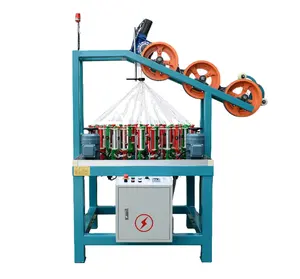 Flat Tinned Copper Metal Braided Sleeving wire braiding machine