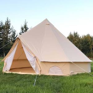 Tente de glamping ZHUNIU de luxe, grande taille 5M, type tipi/yurt, pour le camping familial en plein air, en toile. - Product Image 3