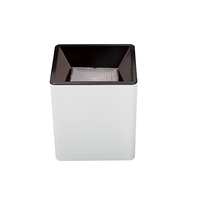 Sannce — plafonnier LED moderne à design nordique, luminaire décoratif de plafond, lumière à intensité réglable, en acrylique, disponible en blanc, noir et argent, 0-10V, 20W