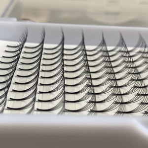 Extensions de cils <span class=keywords><strong>volume</strong></span> <span class=keywords><strong>russe</strong></span> pré-faits à tige longue 0,07 mm, courbure D, 3D 4D 5D <span class=keywords><strong>6D</strong></span>, vente en gros - Product Image 3