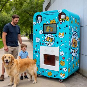 Nouvelle Conception Machine de Lavage Autonome pour Animaux de Compagnie avec Paiement Personnalisé – Distributeur Intelligent de Soins et de Toilettage pour Animaux - Product Image 1
