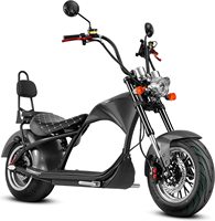 Motocicleta Eléctrica Loyal 3000W Citycoco 2000W, Almacén en Europa, con Certificado EEC COC, Velocidad de 45 km/h