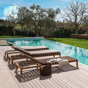 Chaise longue pliable De haute qualité, Chaise De plage en option - Product Image 3