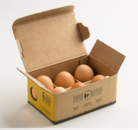 Vente en gros de cartons d'oeufs de qualité alimentaire plateau à oeufs en pâte de papier solide pour boulangeries restaurants dossier éponge de stratification mate