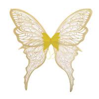 Ailes de papillon pour enfants et adultes, accessoires de spectacle pour les fêtes des filles, décorations d'ailes d'ange