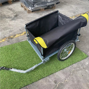 Remorque de vélo robuste et pliable pour le transport de marchandises, avec housse Oxford imperméable, idéale pour le transport d'animaux - Product Image 6