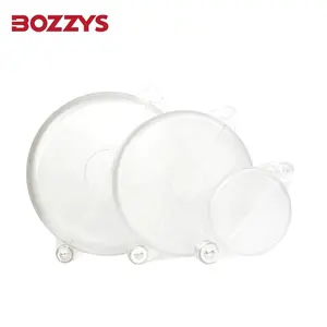 BOZZYS 산업용 안전 회전 투명 게이트 밸브 핸드 휠 25mm ~ 330mm 잠금