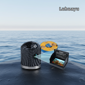 Drone <span class=keywords><strong>de</strong></span> pêche portable <span class=keywords><strong>en</strong></span> plastique moulable avec détecteur <span class=keywords><strong>de</strong></span> poissons, libération d'appâts, caméra sous-marine, treuil télécommandé, étanche IP68, 8000 mAh - Product Image 1