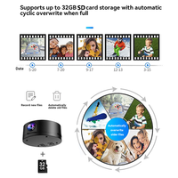 Mini caméra IP WiFi HD Vision nocturne sans fil Intelligent Pocket Security Lip Sync Surveillance à distance Imagerie CMOS