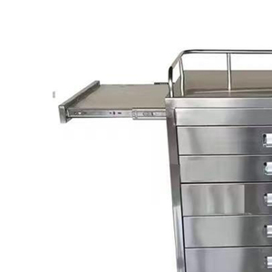 Chariot <span class=keywords><strong>de</strong></span> secours médical non magnétique pour la distribution <span class=keywords><strong>de</strong></span> médicaments, mobilier hospitalier mobile d'urgence - Product Image 5