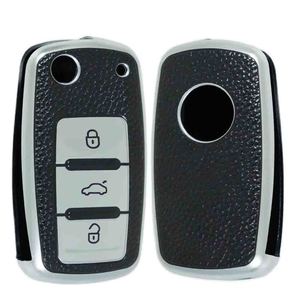 Huanyue Tpu Car Key Cover For Volkswagen Jetta Bora Sagitar Tiguan Lavida Skoda Seat - Product Image 2