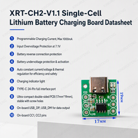 Module de charge de batterie 1000 mA FR-4 PCBA XRT-CH2 pour appareils électroniques