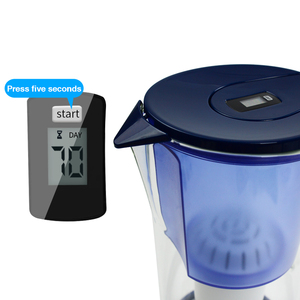 <span class=keywords><strong>Carafe</strong></span> purificatrice d'eau alcaline <span class=keywords><strong>en</strong></span> <span class=keywords><strong>verre</strong></span> <span class=keywords><strong>sans</strong></span> toxines avec poignée, installation facile, ioniseur domestique pour cuisine - Product Image 3