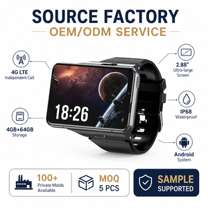 Montre connectée Android S999 <span class=keywords><strong>2</strong></span>,88 pouces 4G LTE MTK6761 4 Go de RAM 64 Go de ROM WiFi Assistant vocal IA Étanche IP68 Android 9.0 SDK - Product Image 1