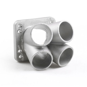 Pièces automobiles de rechange, collecteur de cylindre 4-1 en acier inoxydable moulé, base à bride à 4 trous, turbocompresseur T3/T4 - Product Image 3