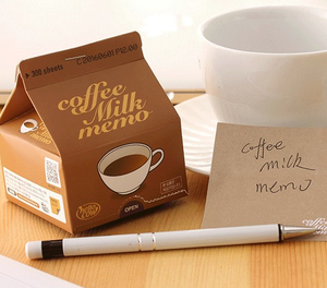 Vui Sữa Hộp Memo Pad-Sáng Tạo <span class=keywords><strong>Dispenser</strong></span> Thiết Kế Ghi Chú Dính, Kawaii Bàn Tổ Chức Cho Đồng nghiệp - Product Image 3