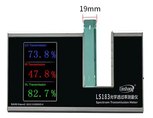 Draagbare Elektronische Solar Tester Meter Autoruit Tint & Film Auto Transmissie Meter Gefilmd Glas Tester Voor Het Testen Van Meting