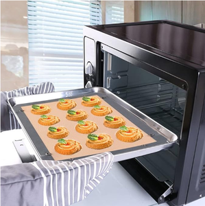 Tapis en silicone antiadhésif résistant aux hautes températures, doublures de four réutilisables, plaque de cuisson étanche, tapis de cuisson en silicone avec fermeture à pression - Product Image 3