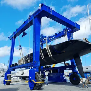 50t 100t 200t mobile hubmaschine boothebebühne marine reiselift maschinenportal-kran