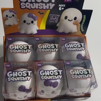 Jouet anti-stress en plastique le plus vendu pour Halloween, style minimaliste moderne, ornement décoratif mignon, à rebond lent et créatif