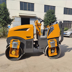 2 5トン油圧振動ローラーマシンダブルステアホイールロードローラー建設用ダブルドラムコアモーター販売 - Product Image 5