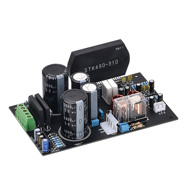High and low voltage power supply class H STK490-310 thick film circuit 60W*2 HiFi power amplifier board module