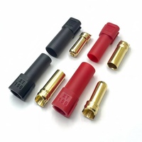 Conector XT150 M/F de 6 mm, Rojo, Negro, Azul, Alta Corriente, Macho y Hembra, EV XT150-m XT150-F XT 150, Conector Tipo Banana para Batería Lipo RC