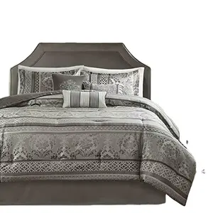 classic set bed sheet fabric fiber home bedding jacquard comforter set quilt set