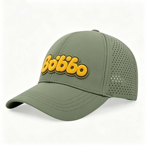 Casquette de golf imperméable 5LASER à 5 panneaux, style Y2K de luxe, broderie 3D, 35% coton, 65% polyester, tissu en maille, pour le sport et la pêche - Product Image 1