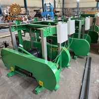 Scierie à bande horizontale portable pour la coupe de bois avec remorque