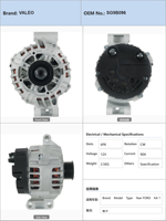 Alternateur de voiture Brand Model Type Year FO RD KA 1.0 8V 01.2003 à 12.2005 FOR D ECOSPORT 1.6 8V 01.2003 à 12.2005 SG9B096