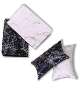 Cojín de manos lavable para <span class=keywords><strong>manicura</strong></span>, soporte de manos para decoración de uñas, almohada suave, blanco y negro, venta al por mayor - Product Image 3