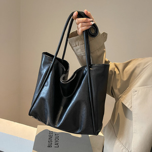 Bolso de Hombro de Cuero Suave para Mujer, Estilo Retro, Gran Capacidad, Versátil, de Alta Gama, para Viajes Diarios - Product Image 2
