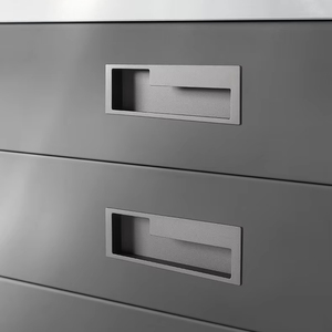 Di chuyển cửa xử lý giấu hiện đại được xây dựng trong cửa trượt rãnh lõm chốt vô hình cửa tủ xử lý - Product Image 4