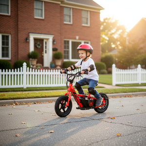 Cadre en acier de 12 <span class=keywords><strong>pouces</strong></span>, 24V100W, alliage d'aluminium, batterie au lithium 2.6AH, CN.CUBE CB-12 #   Vélo d'équilibre électrique pour enfants - Product Image 6