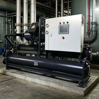 Refroidisseur à vis à grande capacité refroidi par eau 400 tonnes TC-1400W, unité de refroidissement par eau industrielle pour l'industrie chimique