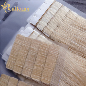 Extensions de cheveux humains vierges 100% de qualité supérieure, européennes, sans couture, invisibles, Remy, avec cuticules intactes, en gros - Product Image 4
