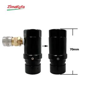 Régulateur d'air CO2 mini HPA pour bouteille G1/2-14, manomètre 300 PSI réglable 40-200 PSI avec prise Foster US, personnalisable OEM - Product Image 6