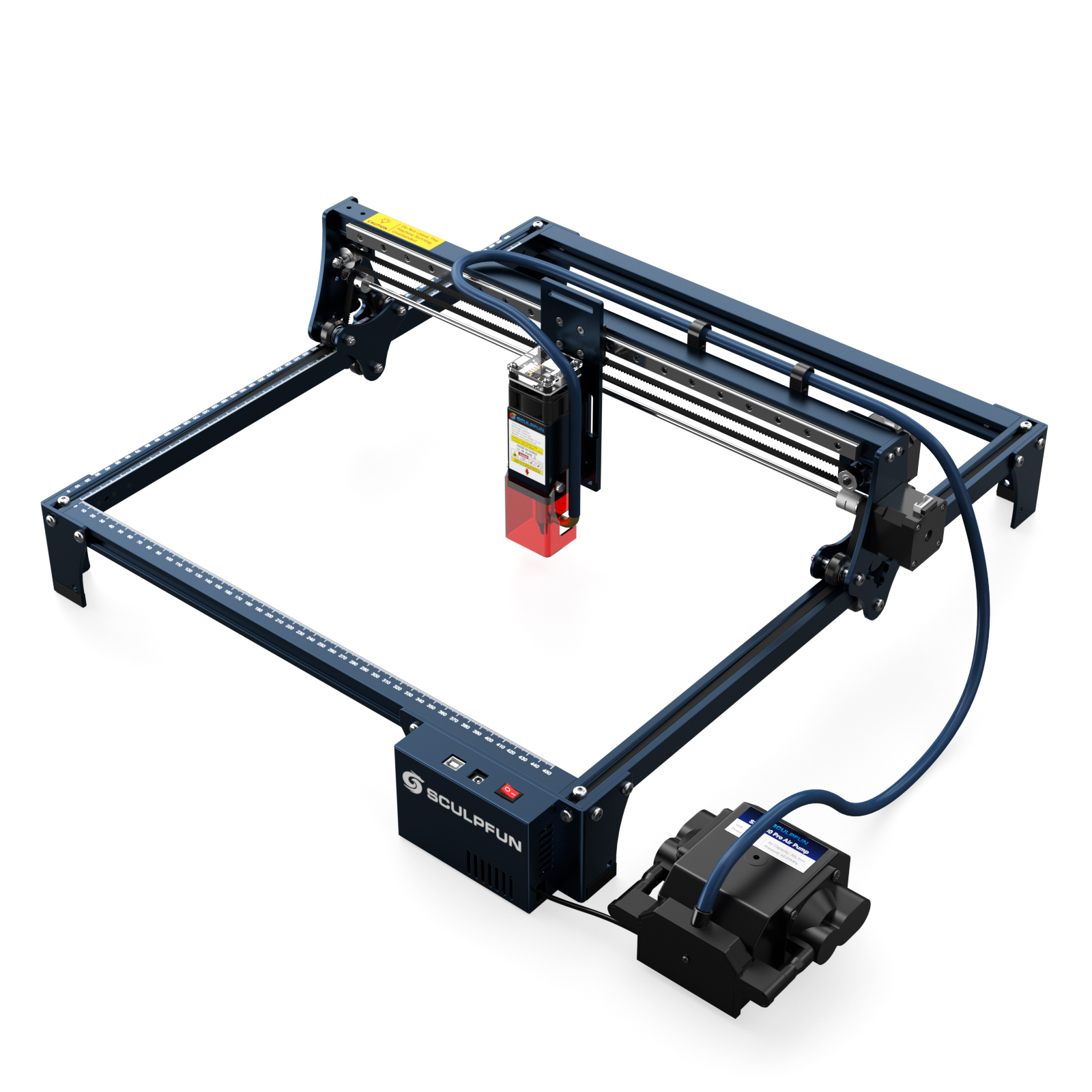 Автоматический пневматический гравировальный станок SCULPFUN S30 Pro, 10 Вт