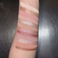 Palette de fards à paupières personnalisée 12 couleurs, fini mat, brillant et scintillant, rose