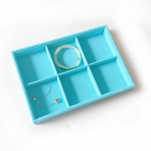 Plateau de présentation de bijoux grand format avec compartiments pour colliers, bagues et boucles d'oreilles, fabriqué en Chine pour les bijouteries et l'usage domestique - Product Image 5