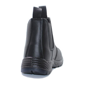 זול טרנדי שחור עבודה מגפי גברים עם כל עונה באיכות גבוהה לנשימה ביטוח עבודה מגפיים - Product Image 4