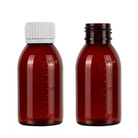 120ml 4oz Qualité supérieure PET Ambre Vide Chinise Bouteille en plastique Fabricant pour liquide avec prix de fabrication