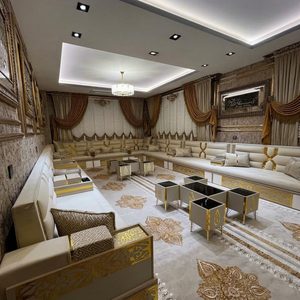 Conjunto de Sala de Estar Tradicional Árabe Majlis |   Tela Plegable Extensible Modular |   Personalizable |   Envío Gratuito a Todo el Mundo - Product Image 1