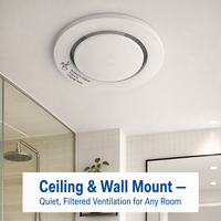 Diffuseur de ventilation de plafond pour unité de traitement d'air (UTA) de système CVC en ABS, pour l'air de retour, design moderne pour appartements