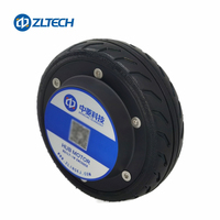 Kit Motor Hub Roda DC 5 Inci ShenZhen ZLTECH 24V 150W 3N.m dan Penggerak Motor Servo untuk Robot Layanan AGV